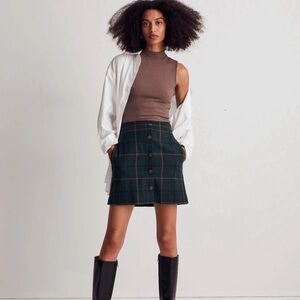 Madewell new without tags wool mini skirt 0